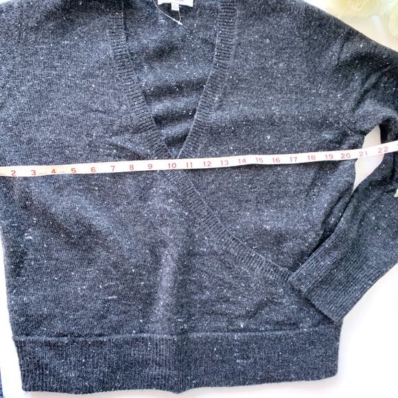 Madewell Donegal Wrap-Front Pullover Sweater - Picture 4 of 5